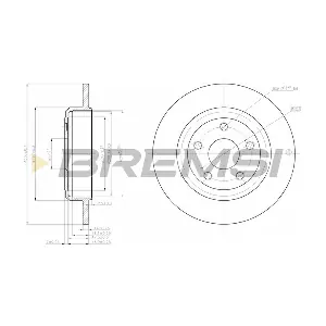 BREMSI CD8096S