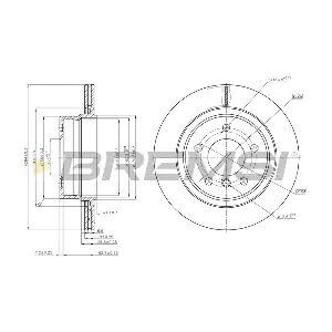 BREMSI CD7285V