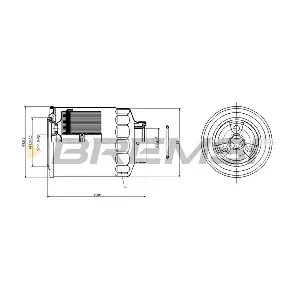 BREMSI FE0823