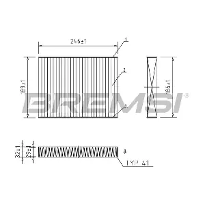 BREMSI FC0923