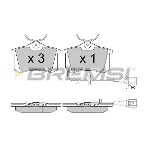 BREMSI BP3005