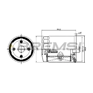 BREMSI FL1400