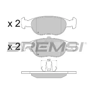 BREMSI BP2770