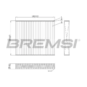 BREMSI FC0891