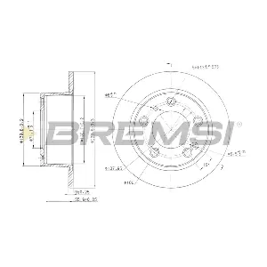 BREMSI CD6247S