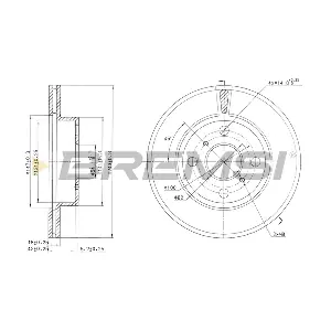 BREMSI CD6407V
