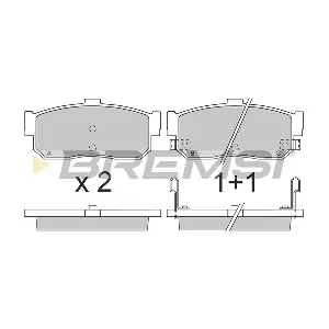 BREMSI BP2699