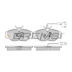 BREMSI BP2587