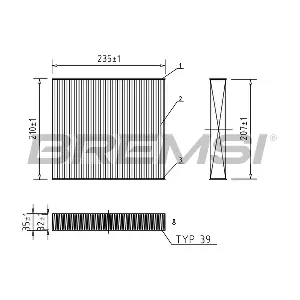 BREMSI FC0068