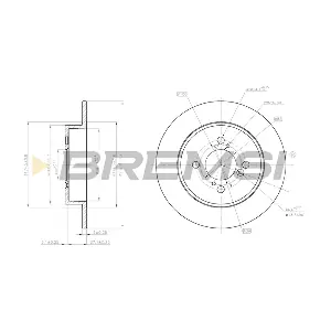 BREMSI CD8071S