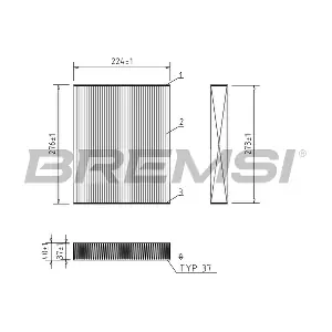 BREMSI FC0422
