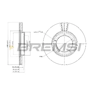 BREMSI CD6312V