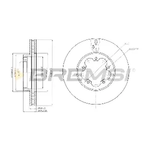 BREMSI CD7554V