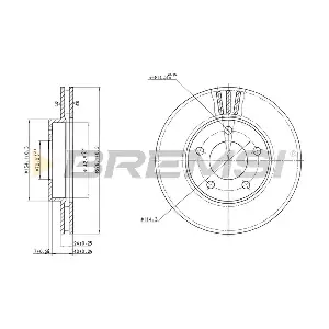 BREMSI CD7209V