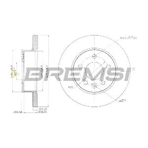 BREMSI CD7674S