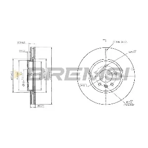 BREMSI CD9052V
