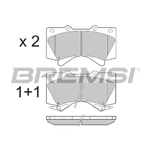 BREMSI BP3381