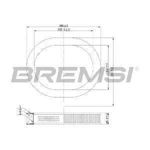 BREMSI FA2080