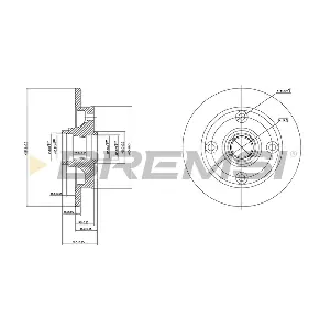BREMSI CD6651S