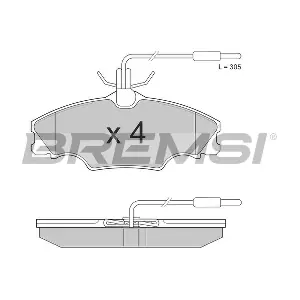 BREMSI BP2686