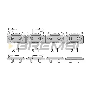 BREMSI BP3678
