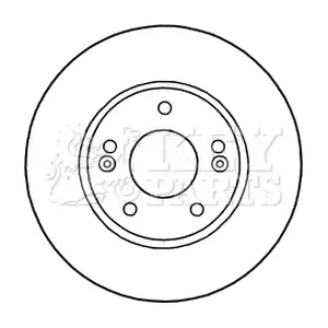 KEY PARTS KBD5313 Гальмівний диск