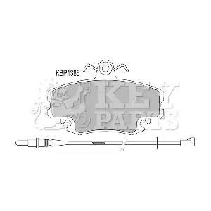 KEY PARTS KBP1386