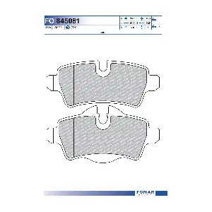 FO845081 FOMAR Friction