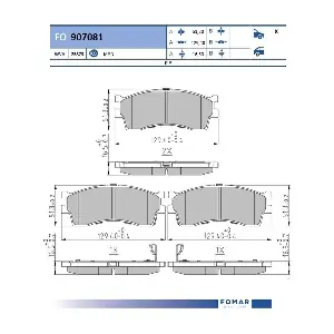 FOMAR Friction FO907081