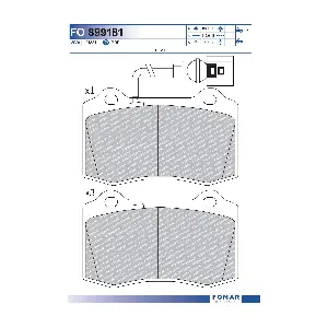 FO 899181 FOMAR Friction