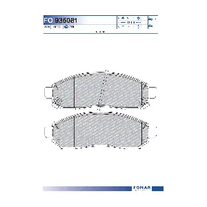 FO935081 FOMAR Friction