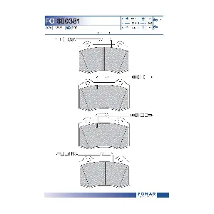 FO800381 FOMAR Friction