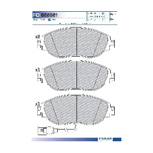 FOMAR Friction FO688081