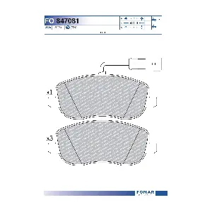 FO847081 FOMAR Friction