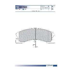 FO 937581 FOMAR Friction