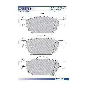 FO 897381 FOMAR Friction