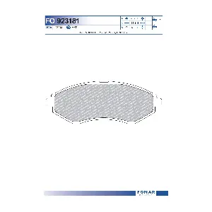 FOMAR Friction FO 923181