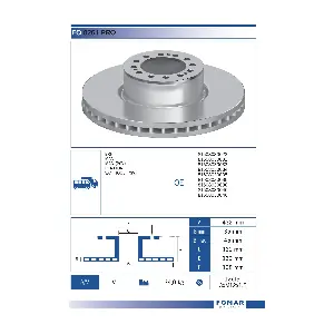 FOMAR Friction FO 0261 PRO