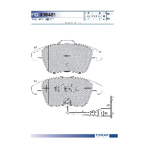 FOMAR Friction FO 930481