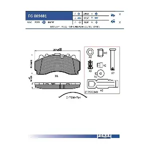 FOMAR Friction FG 009481