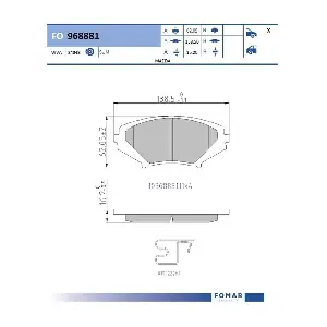 FOMAR Friction FO 968881