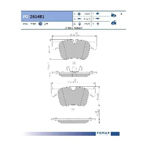 FO 261481 FOMAR Friction