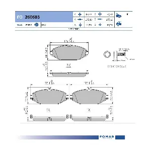 FO 260683 FOMAR Friction