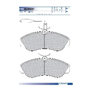 FOMAR Friction FO 629681