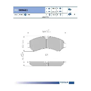 FO 009681 FOMAR Friction