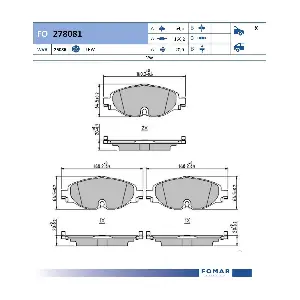 FOMAR Friction FO 278081