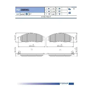 FO 288981 FOMAR Friction