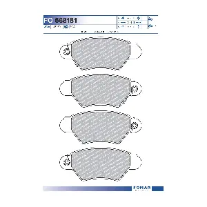 FO 668181 FOMAR Friction