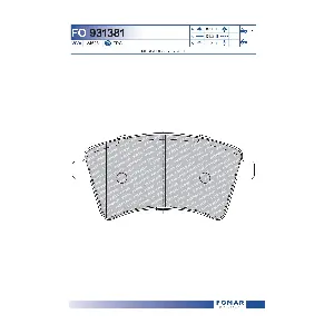 FO931381 FOMAR Friction