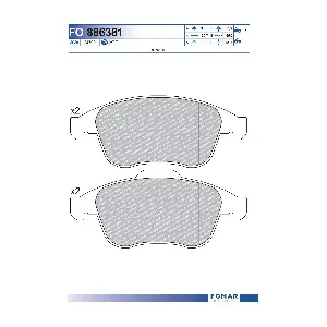 FO886381 FOMAR Friction